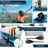 Aqua Spirit Barracuda SUP Inflatable Stand Up Paddle Board 2024, 10'6x32”x6”, Complete Kayak Conversion Kit with Paddle, Backpack, Pump and more accessories, Adult Beginner/Expert, 3 Year Warranty - Aqua Spirit iSUPs UK