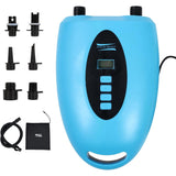 Aqua Spirit Electric SUP Pump with Dual Motor, LCD Screen, 20 PSI Max, Auto Stop, 6 Nozzles, Compact Design, Drawstring Bag - Perfect for inflating all types of paddle boards (Barracuda, Tempo, Blitz, Splash, Flameback, Vanguard), kayaks & more