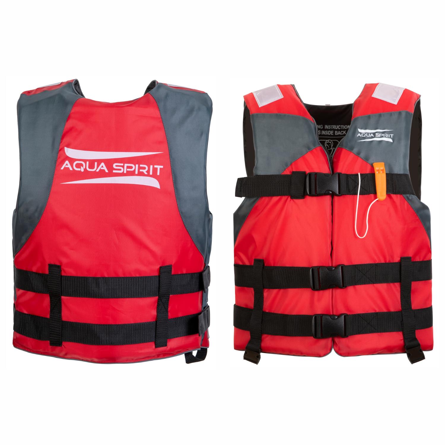 Aqua Spirit Life Jacket Lightweight & Comfortable For Watersport Activities like Paddle Boarding, Kayaking, Sailing and many more, Quick Release Clasp, CE Approved, 50N Buoyancy - Aqua Spirit iSUPs UK