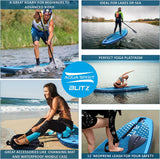 AQUA SPIRIT Blitz 10’8 & 12' PREMIUM iSUP Inflatable Stand up Paddle Board & Kayak with Top Accessories, All-Inclusive Package, 3-Years Of Complete Brand Warranty - Aqua Spirit iSUPs UK