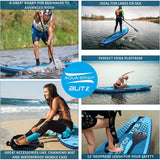 AQUA SPIRIT Blitz 12'6" PREMIUM iSUP Inflatable Stand up Paddle Board & Kayak with Top Accessories, All - Inclusive Package, 3 - Years Of Complete Brand Warranty - Aqua Spirit iSUPs UK