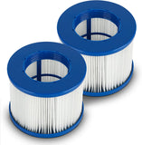 Aqua Spirit 2 Pack Hot Tub Replacement Antibacterial Filter Cartridges for Hot Tub Cleaning and Maintenance