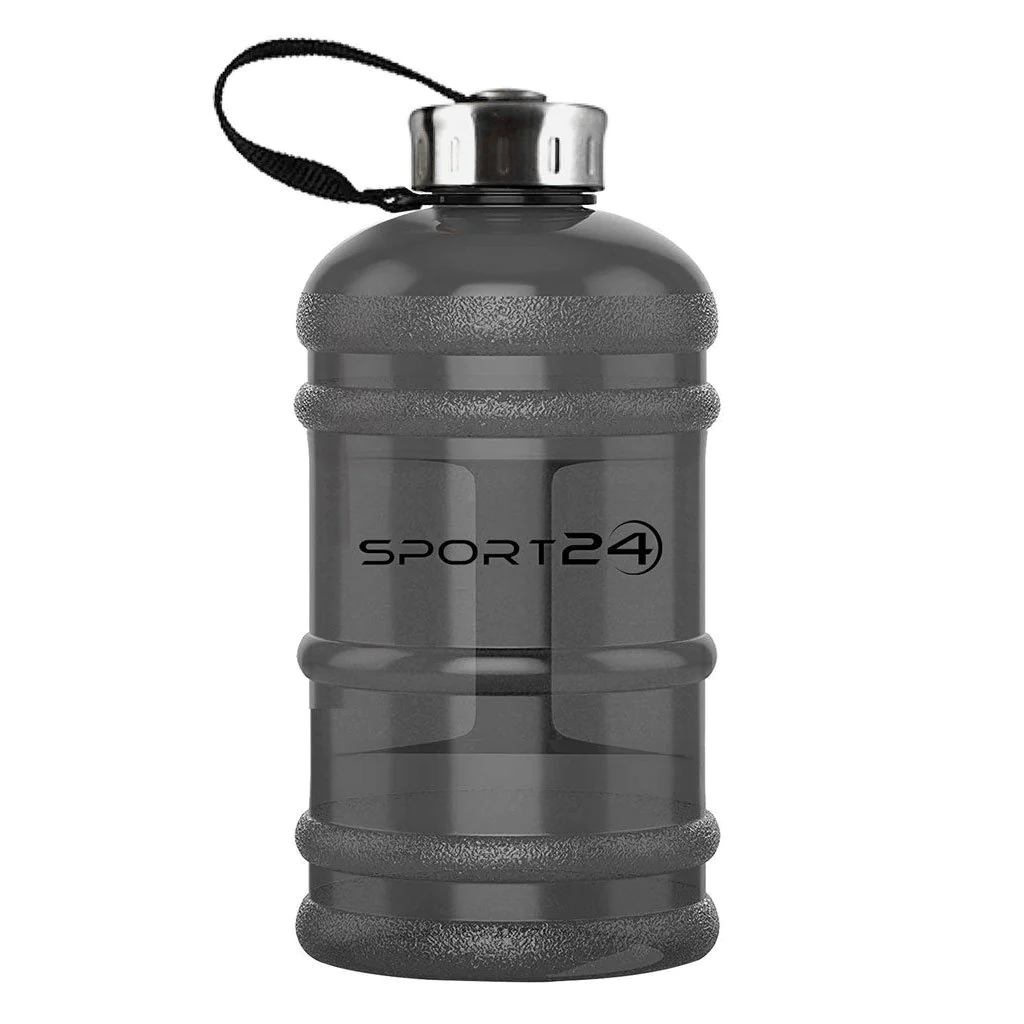 Sport24 2.2 Ltr Black Water Bottle, Stay Hydrated on the Go - Aqua Spirit iSUPs UK